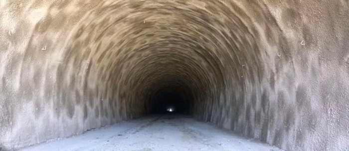 Şuşa yolundakı tunellərin tikintisindən FOTOLAR