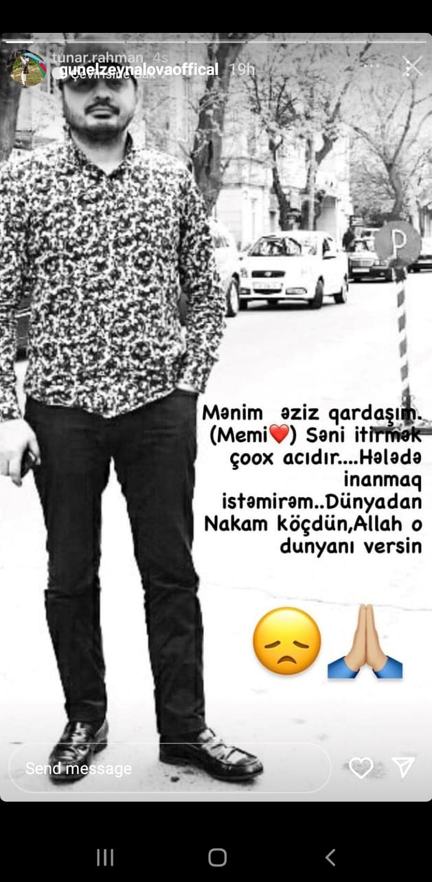 Azəri qızı Günelə ağır itki - FOTO