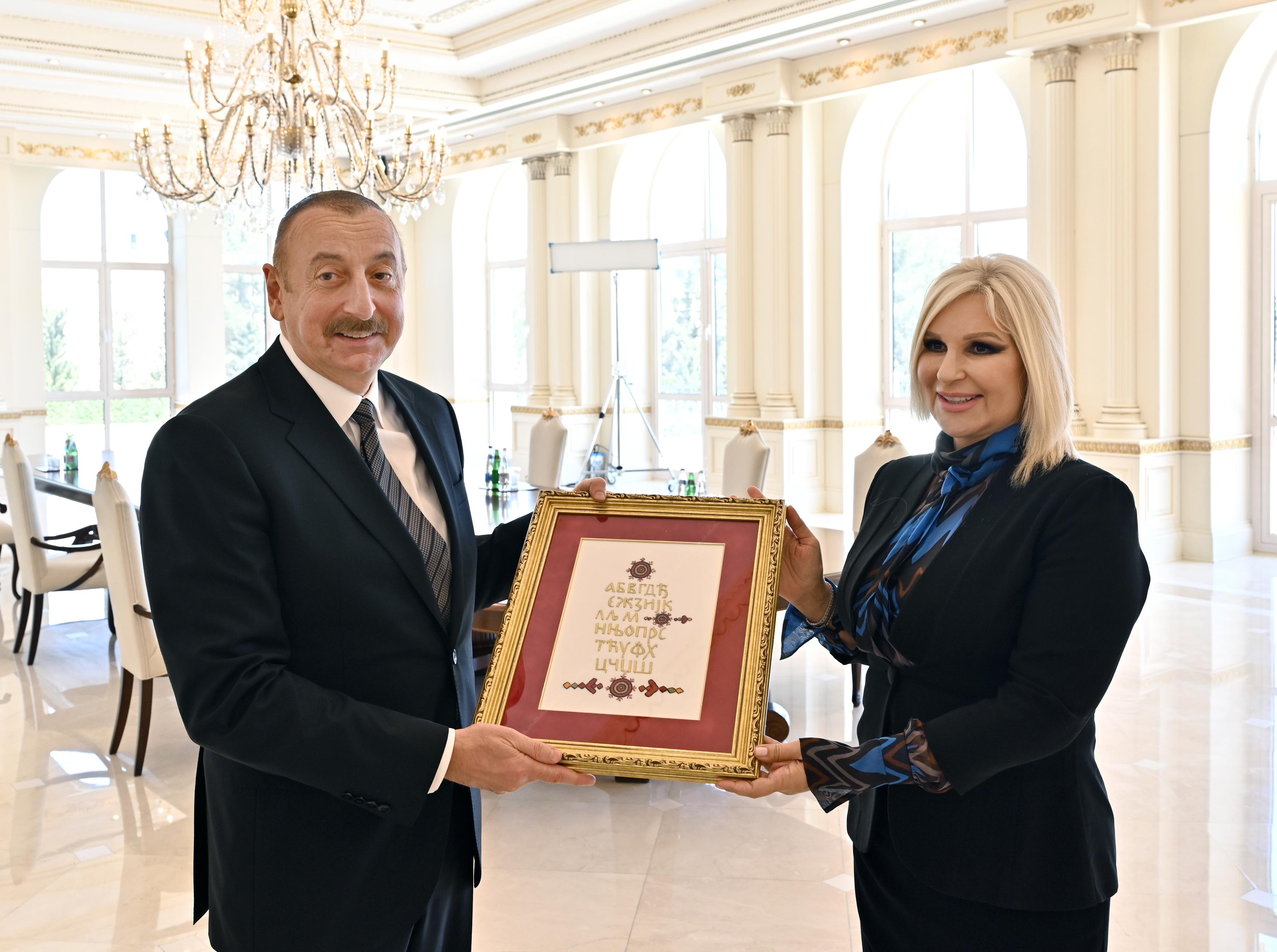 Prezident Serbiya Baş nazirinin müavinini qəbul etdi - YENİLƏNDİ
