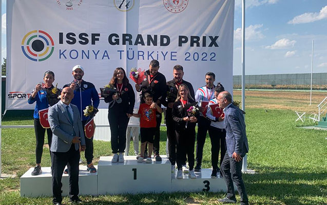 Stend atıcılarımız beynəlxalq yarışda bürünc medal qazandılar - FOTO
