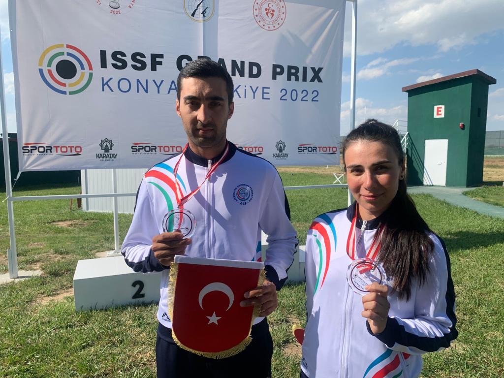Stend atıcılarımız beynəlxalq yarışda bürünc medal qazandılar - FOTO
