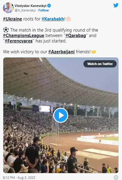 Ukrayna səfiri "Qarabağ"a belə DƏSTƏK OLDU - FOTO