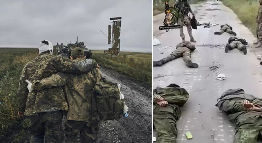 Ukrayna savaşında SON DURUM: Rus qoşunları belə təslim oldu - FOTO