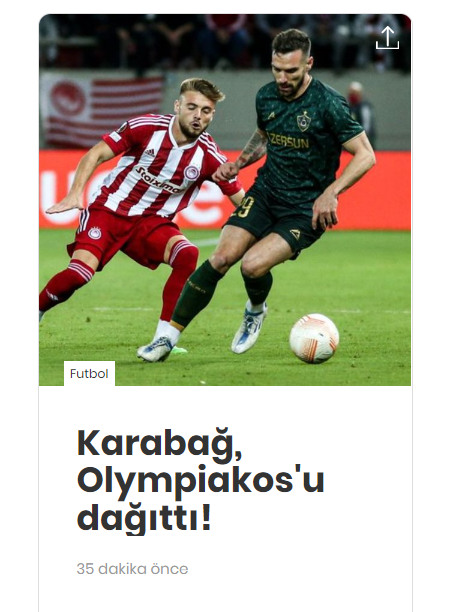“Qarabağ”ın qələbəsi Türkiyə mətbuatında – Başlıqlardan seçmələr