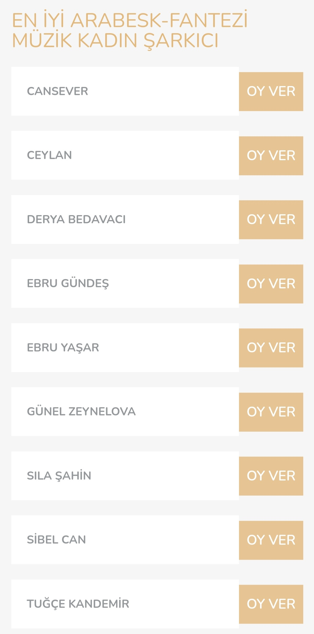 Günel Ebru Gündeş və Sibel Cana rəqib oldu - FOTO