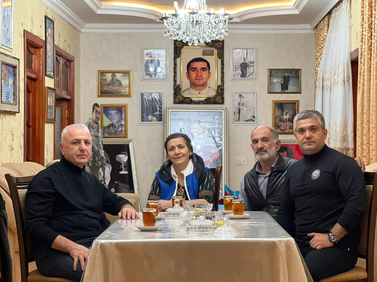 Millət vəkili Ülvi Quliyev şəhid ailələrini ziyarət etdi - FOTOLAR