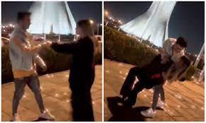 Molla rejimi rəqs videosu yayılan nişanlı gəncləri 10 il 6 ay HƏBS ETDİ