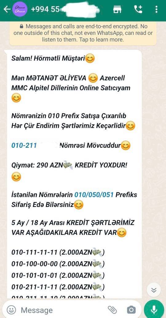 Sosial şəbəkələrdə mobil nömrə satışı – Vətəndaşlar necə aldadılır?