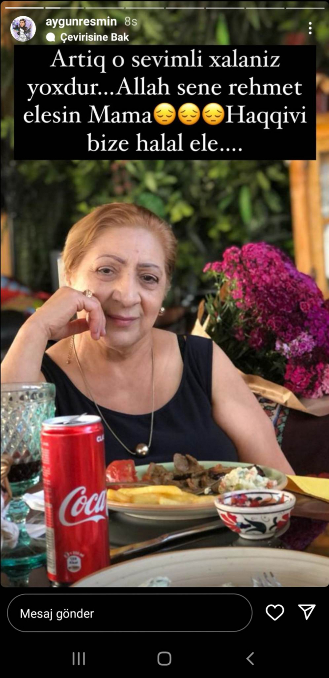 "Tiktok"la tanınmışdı: Məşhur qayınana VƏFAT ETDİ - FOTO/VİDEO
