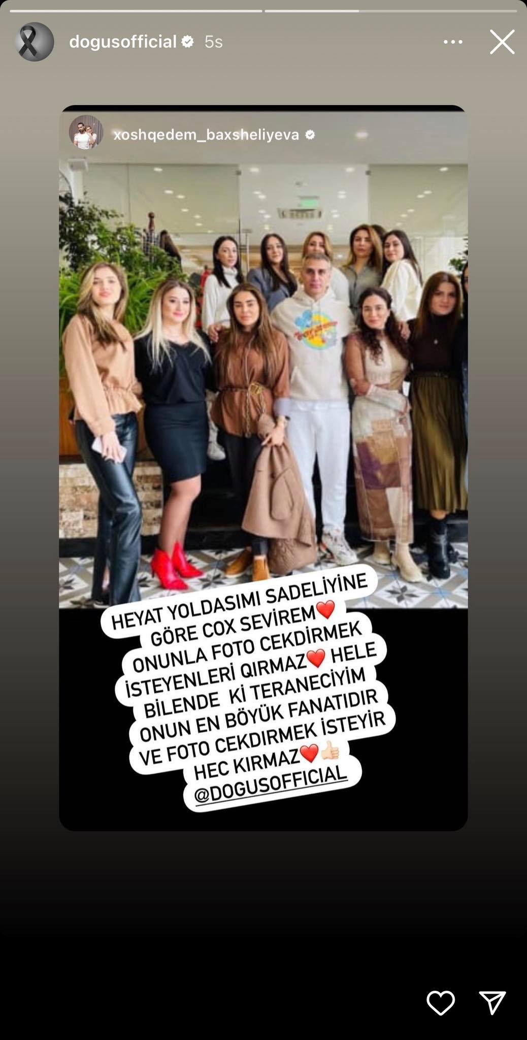 Xoşqədəm Hidayətqızı Təranə Paşayevaya meydan oxudu - FOTO + VİDEO