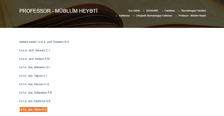 ATU-nun prorektorunun iki oğlu yanında işləyir - FOTOFAKT