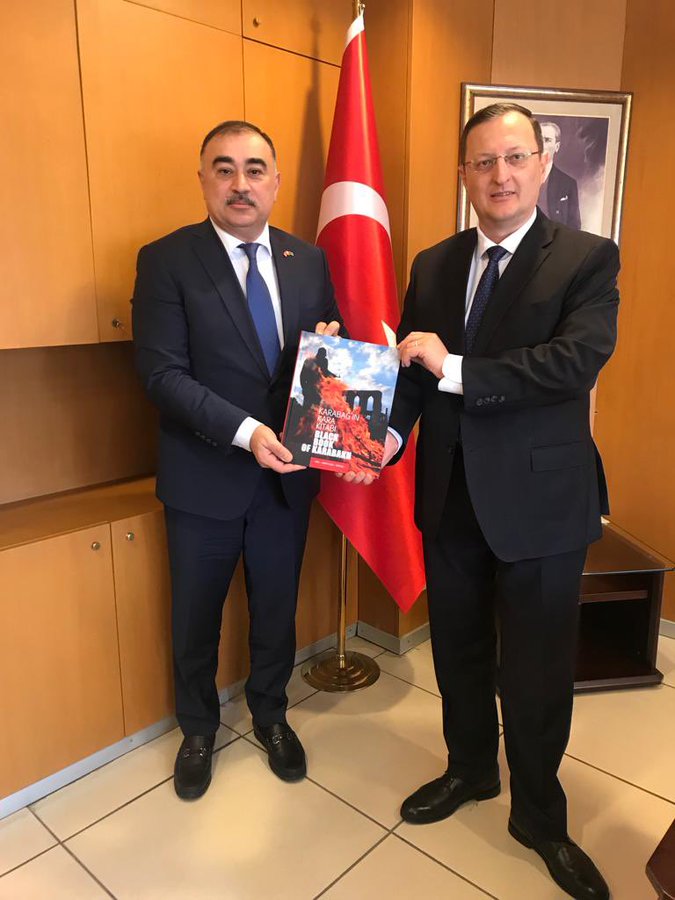 Azərbaycan səfiri Türkiyə XİN rəsmisi ilə görüşüb - FOTO