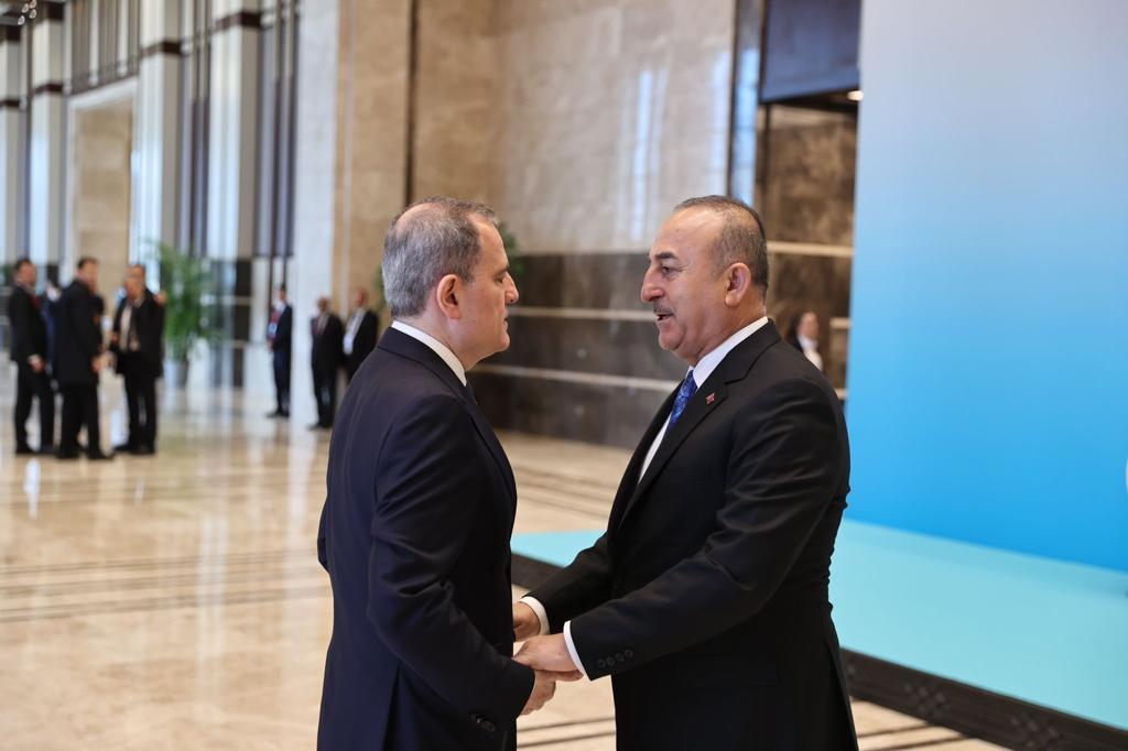 Ceyhun Bayramov Ankarada Çavuşoğlu ilə görüşdü - FOTO