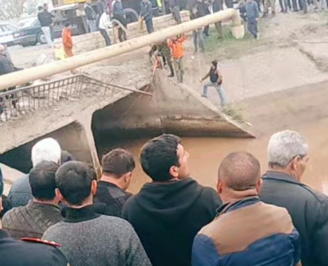 Azərbaycanda QƏZA: Hərbçi maşını kanala aşırdı - FOTOLAR