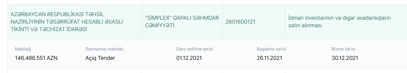 Elm və Təhsil Nazirliyinin MÜƏMMALI TENDERLƏRİ: "Şans" niyə ancaq bir şirkətin üzünə gülür?