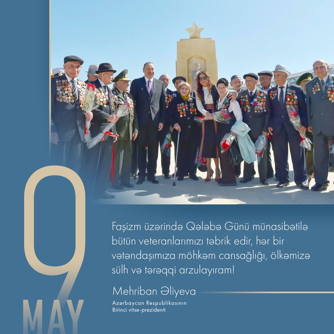 Prezidentdən 9 May Qələbə günü ilə bağlı PAYLAŞIM - FOTO
