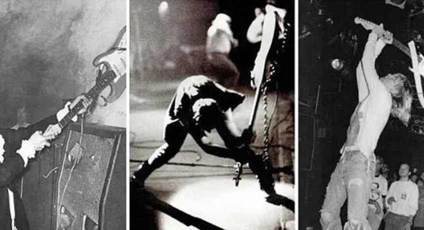 Əfsanəvi rokçunun səhnədə sındırdığı gitarası fantastik qiymətə SATILDI - FOTO