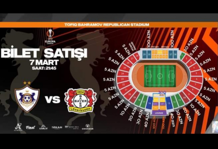 “Qarabağ” – “Bayer” matçının biletləri SATIŞDA: 5-300 manat...
