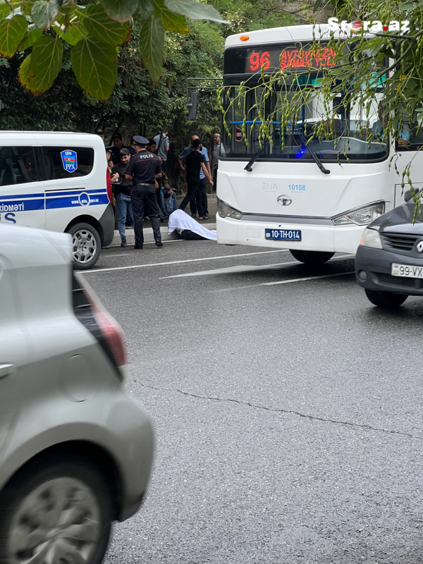 Piyada keçidi hələ də salınmayan o yolda DAHA BİR ÖLÜM - FOTOLAR