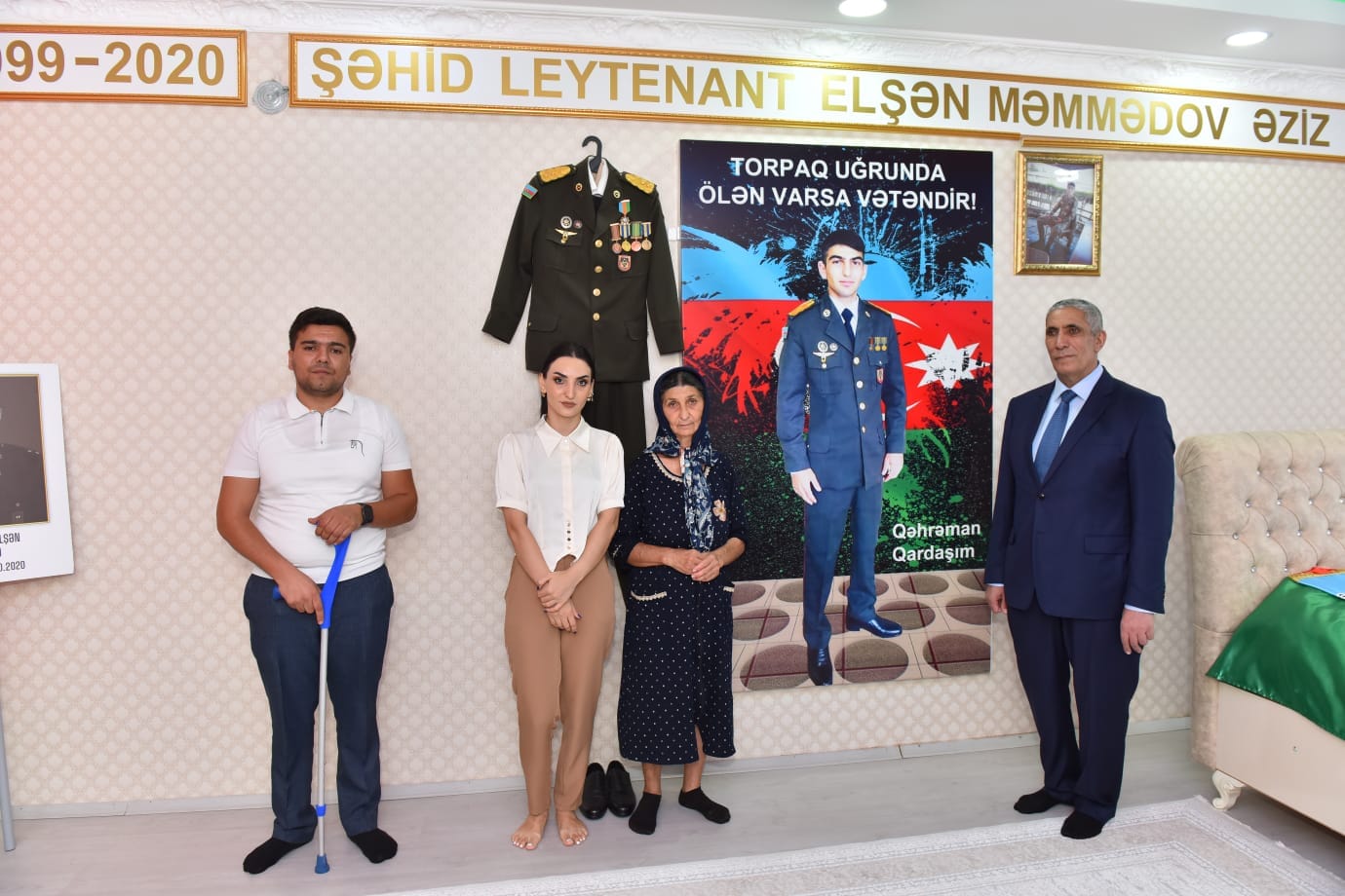 Siyavuş Novruzov seçicilərlə görüş çərçivəsində şəhid ailələrini ziyarət etdi - FOTOLAR