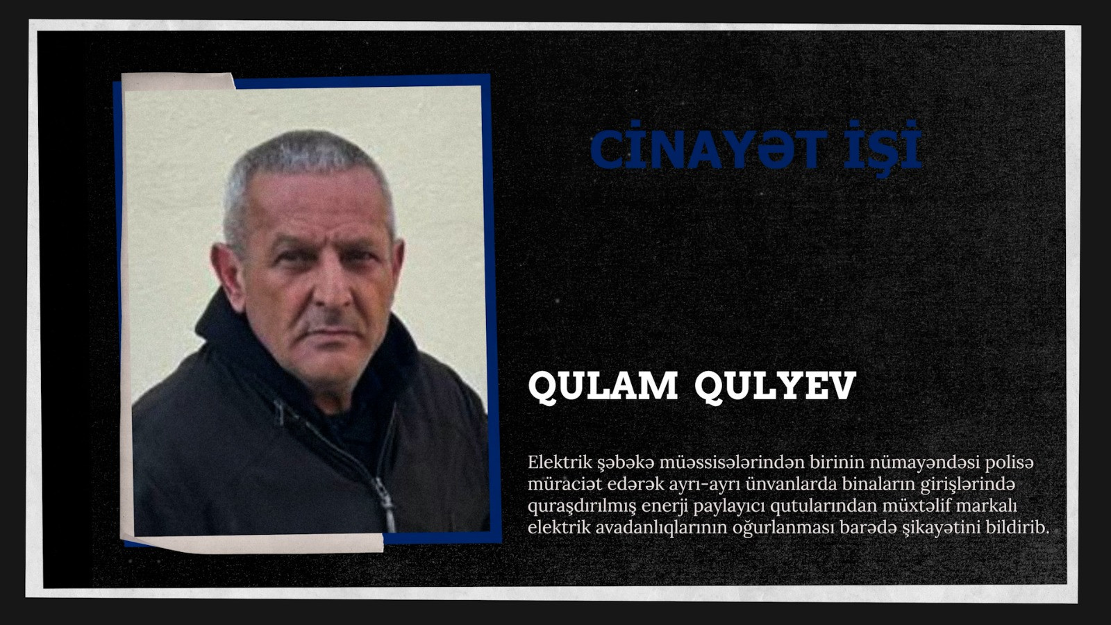 Bakının 3 rayonunda oğurluq edən şəxs saxlanıldı - FOTO