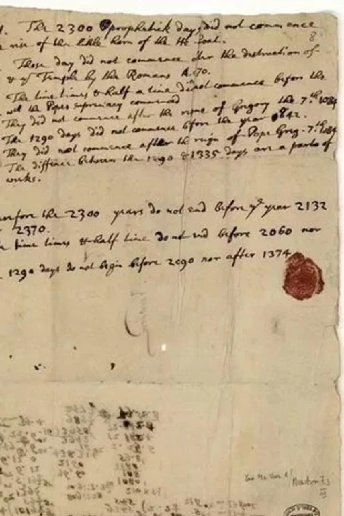 Nyutonun yazdığı məktubda dünyanın sonunun yaxınlaşması proqnozlaşdırılıb