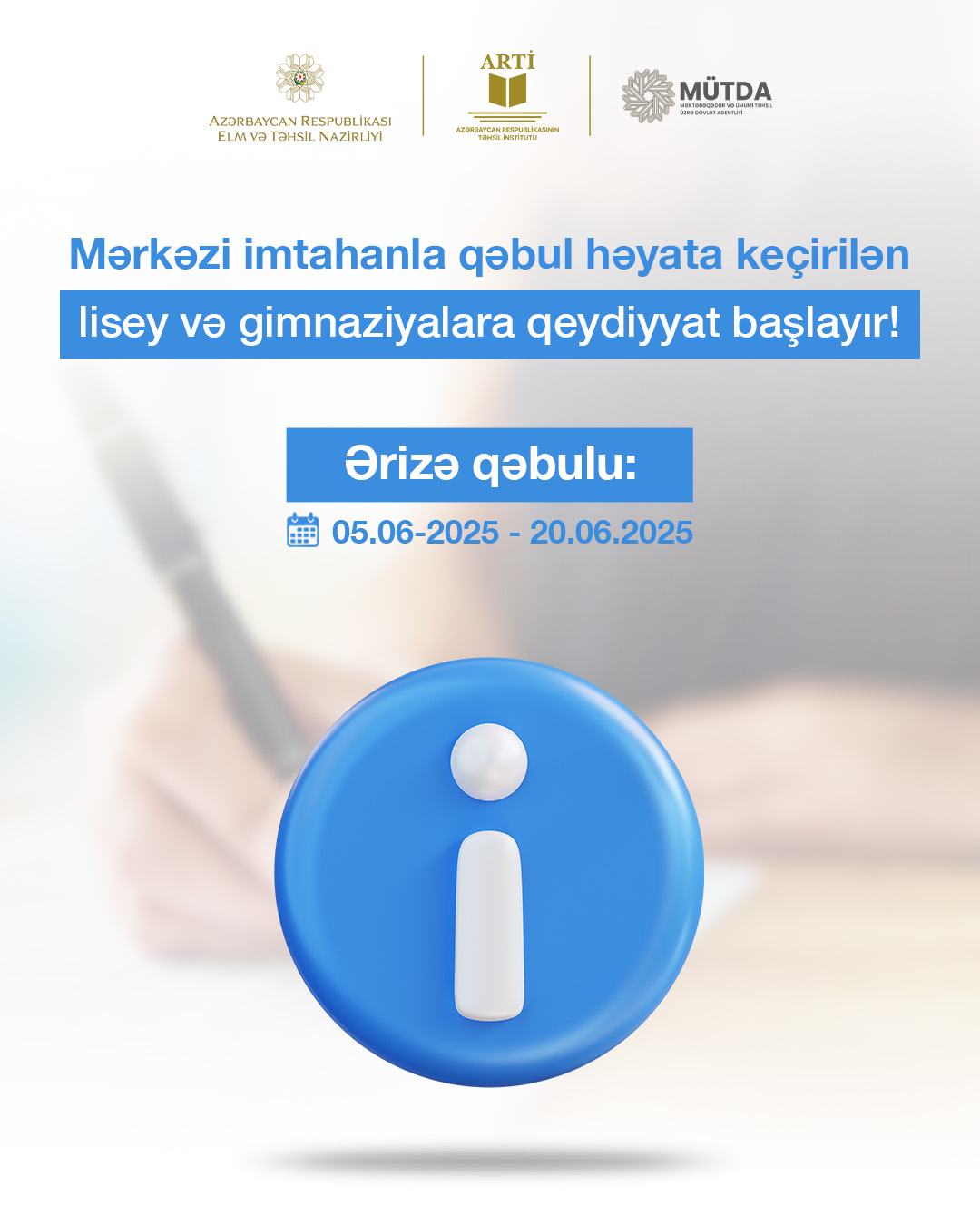 Lisey və gimnaziyaların qəbul qaydaları açıqlandı