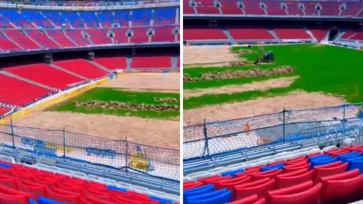 "Barselona"nın stadionu yeni mövsüm üçün hazır deyil - FOTO