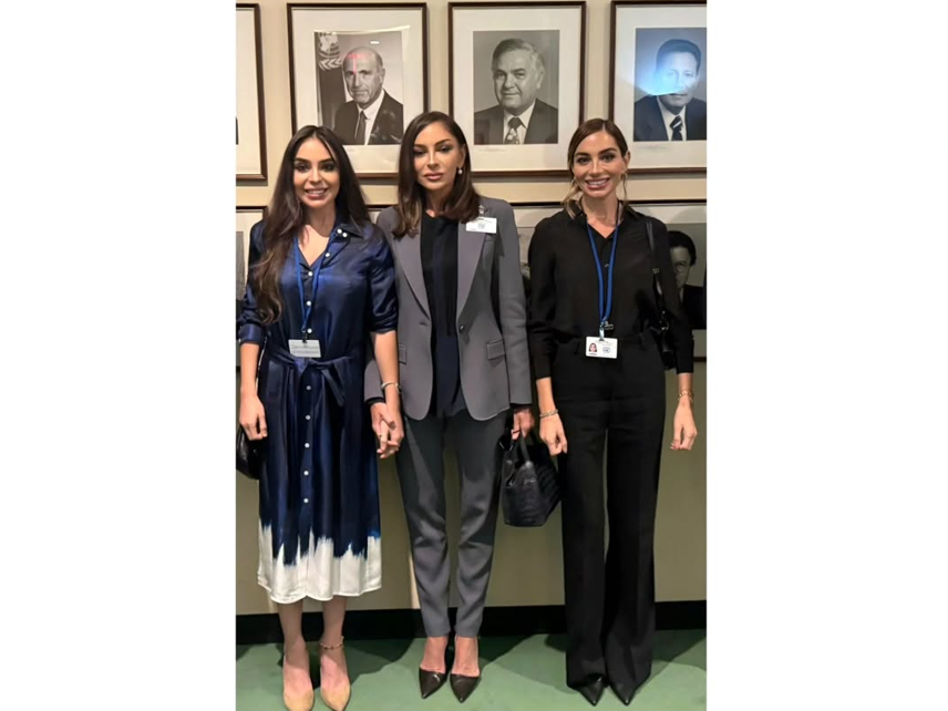 Leyla Əliyeva Nyu-Yorkdan foto paylaşdı