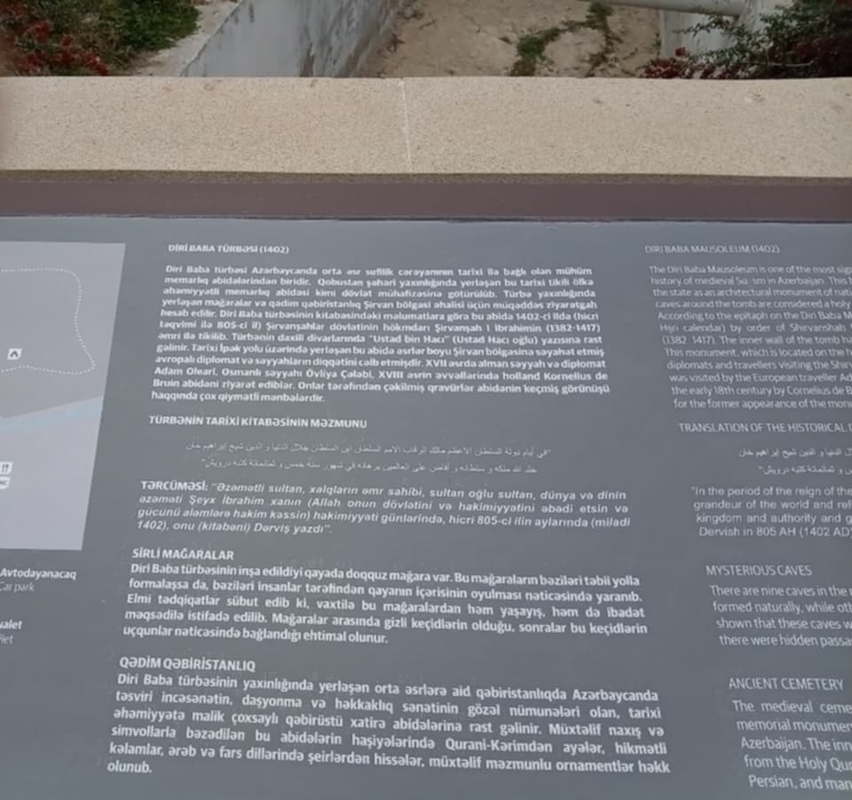 "Diri Baba" türbəsi - 623 il əvvəlki möhtəşəmliyini qoruyur