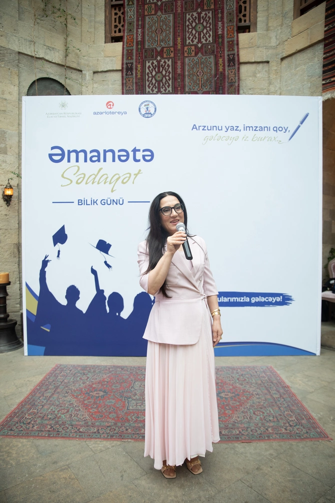 “Əmanətə Sədaqət” layihəsi çərçivəsində şəhid övladları üçün Bilik Günü tədbiri keçirilib — foto 3