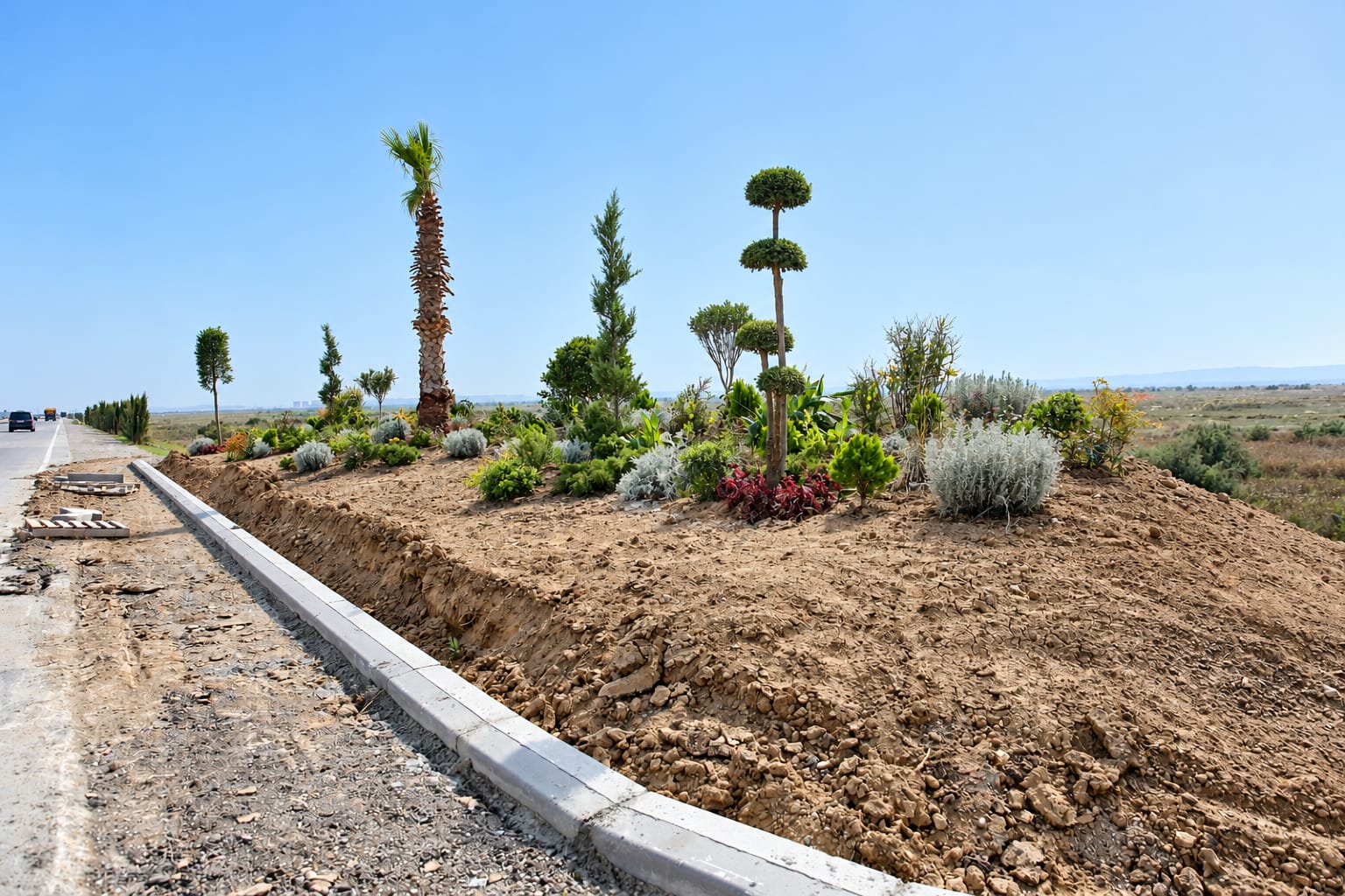 Abşeron rayonunda genişmiqyaslı abadlıq-quruculuq işləri davam etdirilir — foto 32