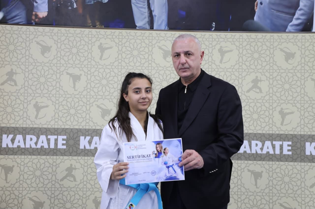 Bakıda uşaq və xanım idmançıların karate seminarı keçirildi - FOTOLAR — foto 8